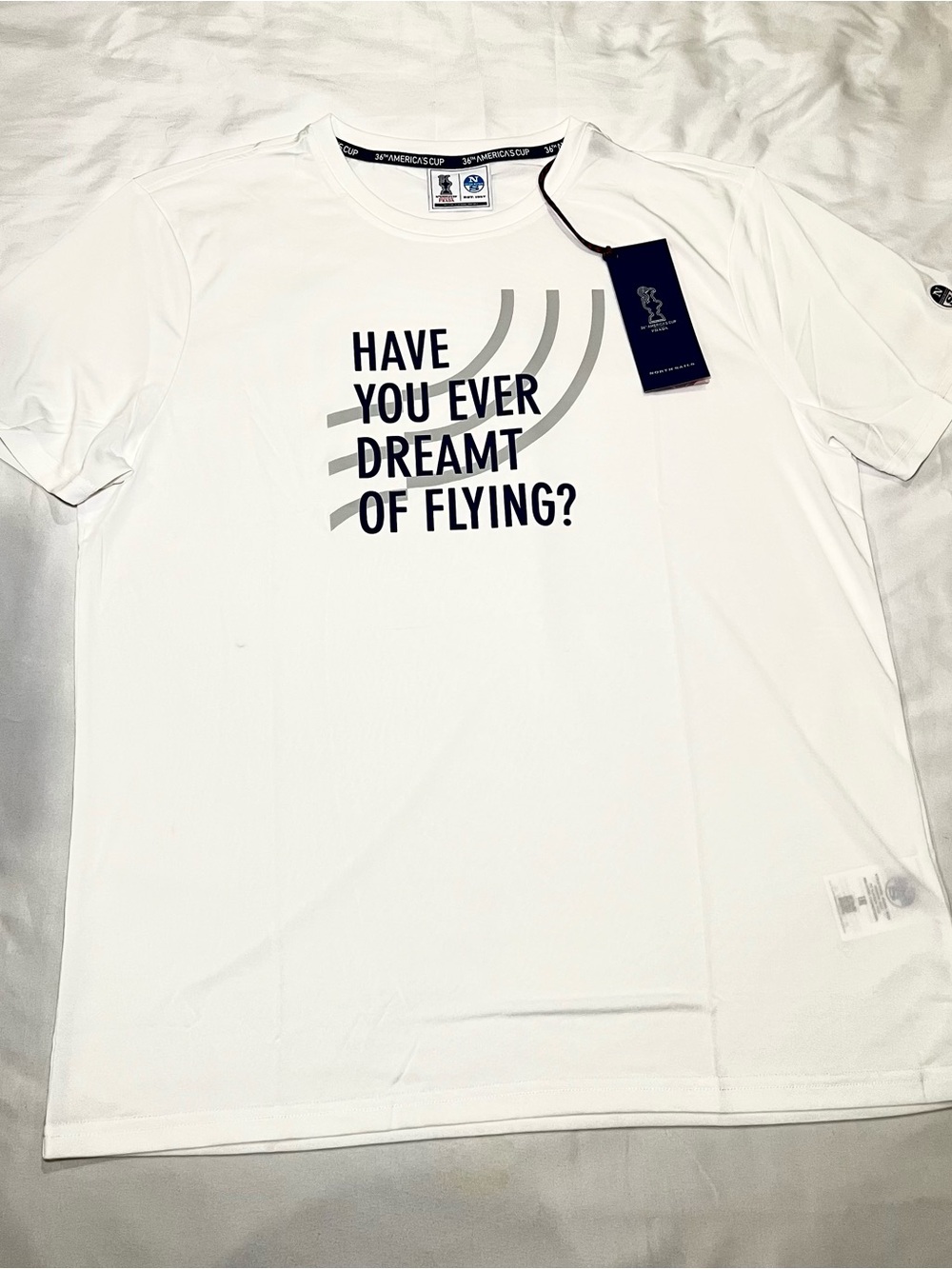 Large Prada 36th America's Cup ‘Have You Ever Dreamt Of Flying’ Print T-Shirt